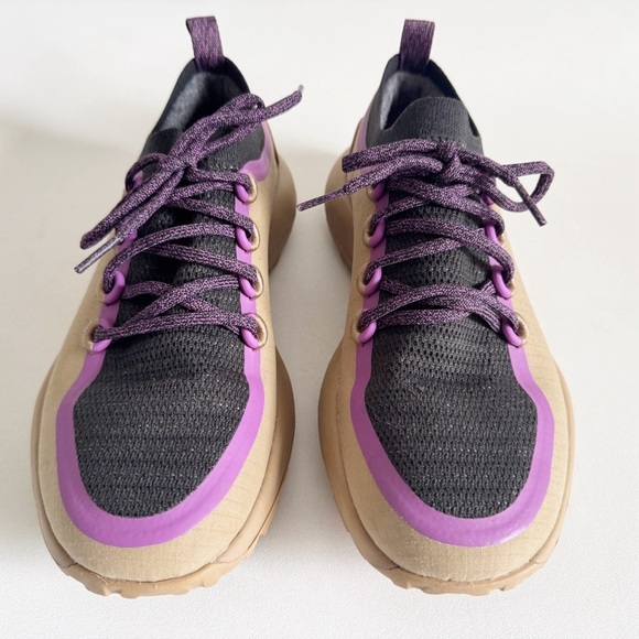 Allbirds Trail Runner Sneaker Hazy Beige Tan Purple Performance Comfort Mens 8 - Picture 4 of 11